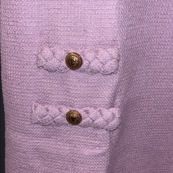 Lilac Tuckernuck Tweed Short Sleeve Dress Sz XL Fits like a sz 14 Misses - Picture 7 of 11